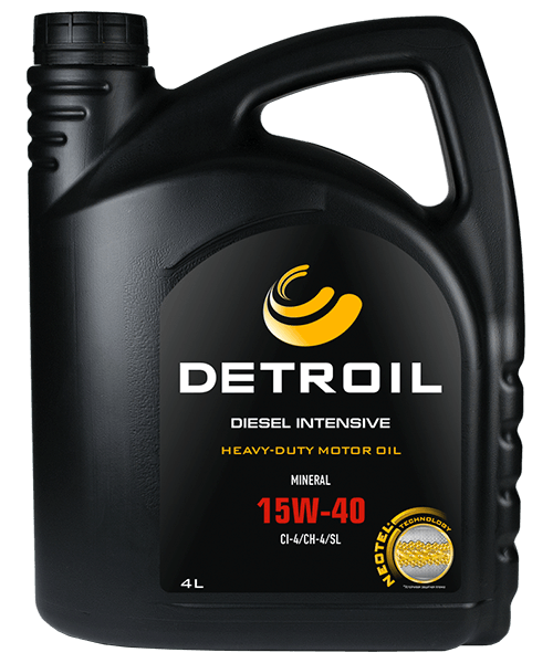Масло DETROIL Diesel Intensive 15W-40 Heavy Duty (4л)