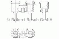 Car horn Bosch 0 320 223 002